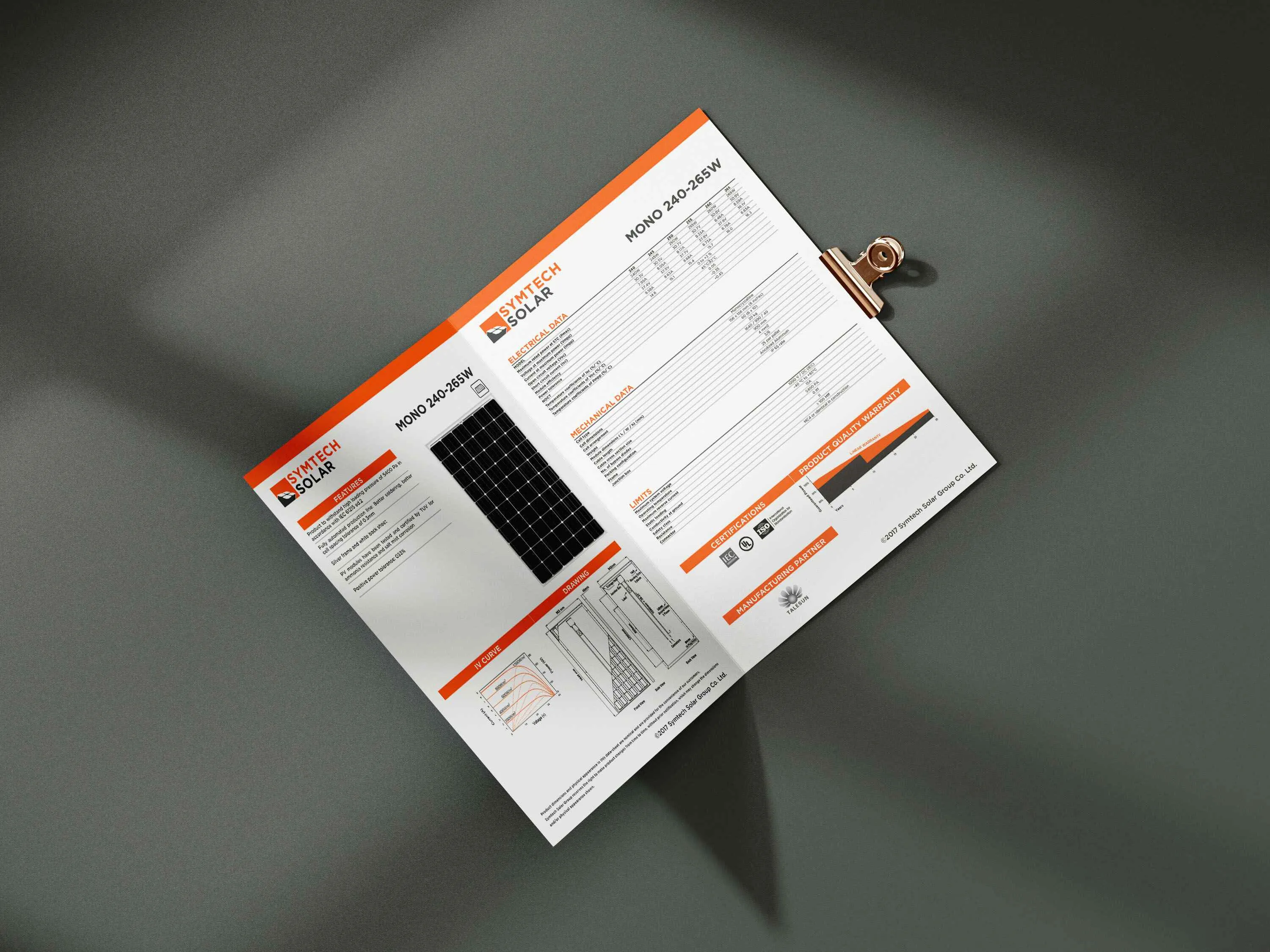 Datasheet Creation for SYMTECH SOLAR