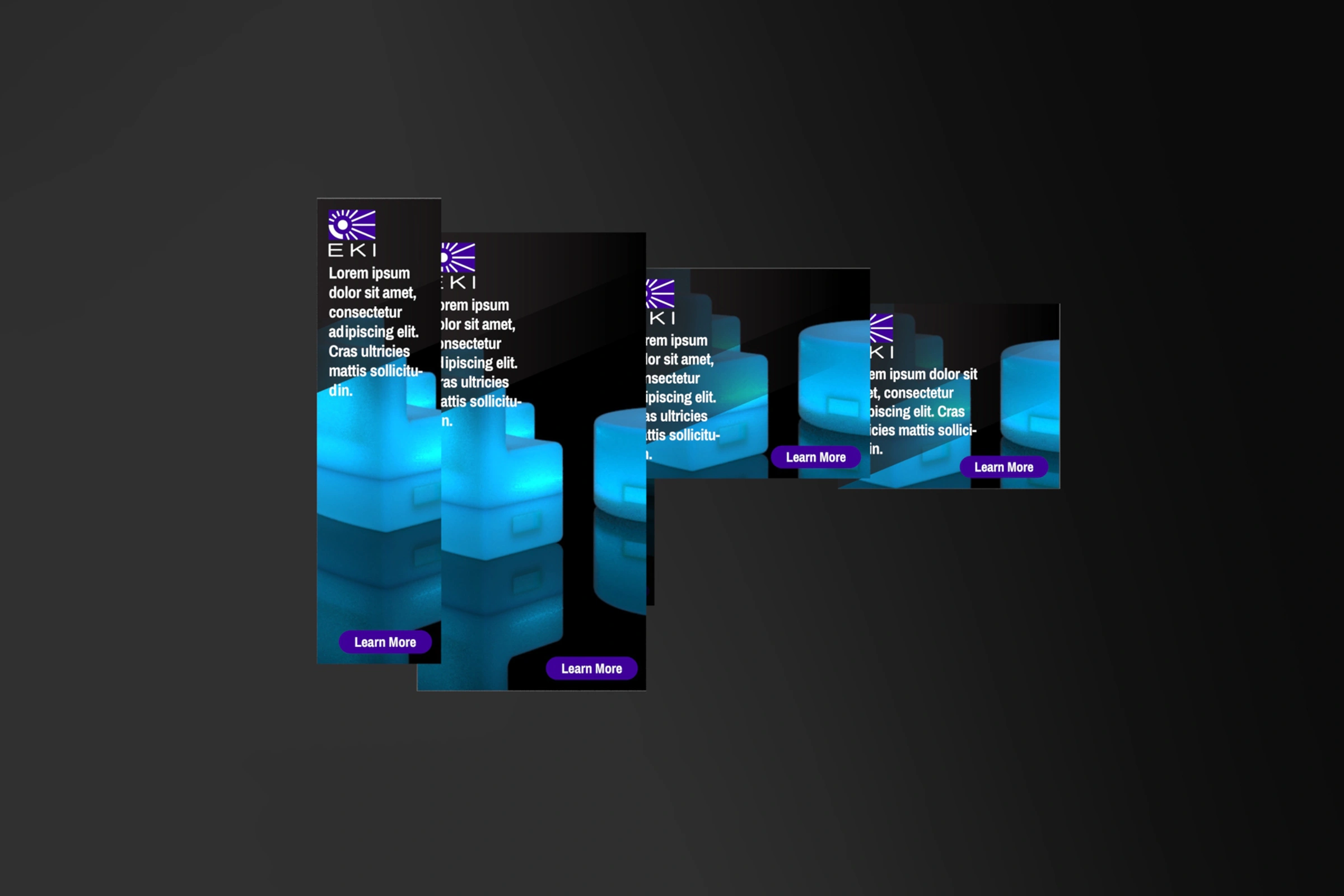 3D Design and Branding EKI LED Chairs